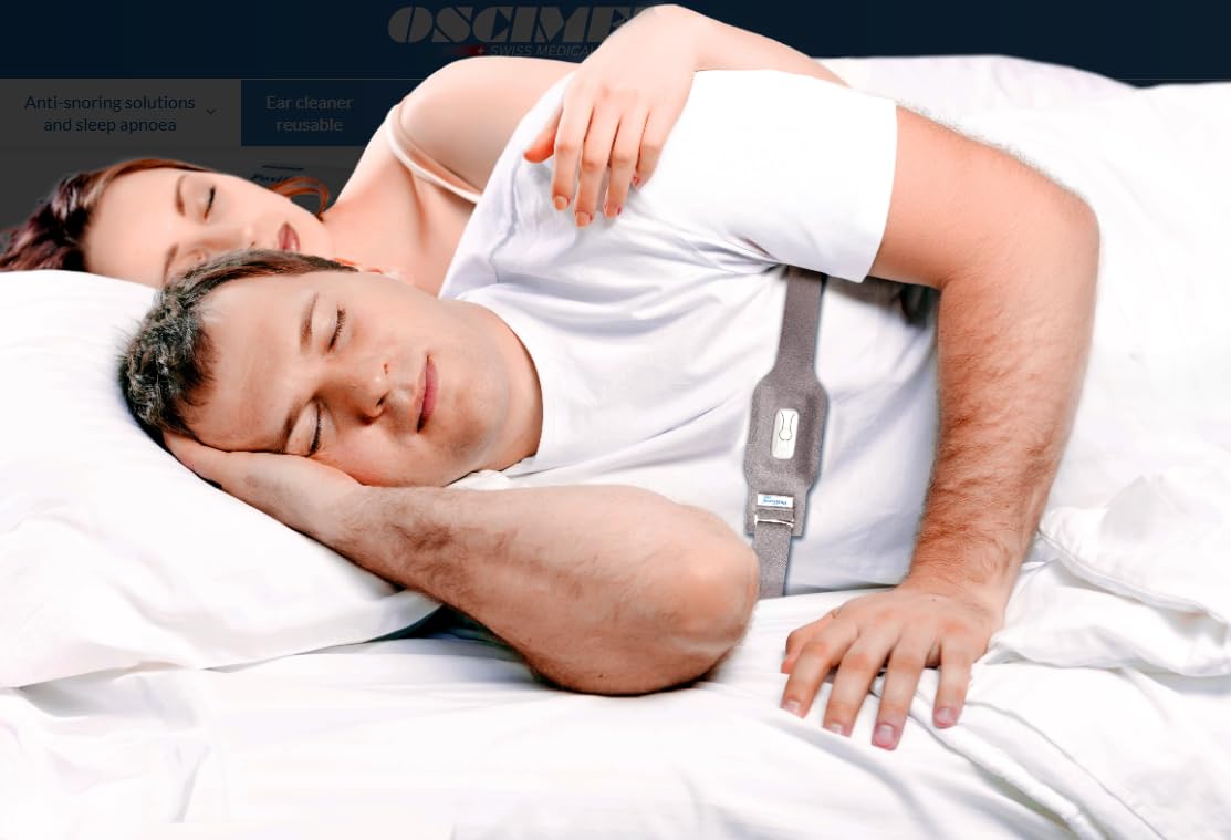 PosiForm Belt Cinturón Vibratorio para Dormir, Entrenador de Posición, Solución contra Ronquido y Apnea Posicional