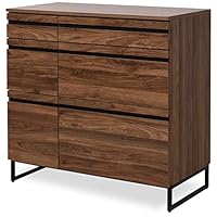 Amazon｜moca company Cloudear キッチンカウンター 幅90 引出し