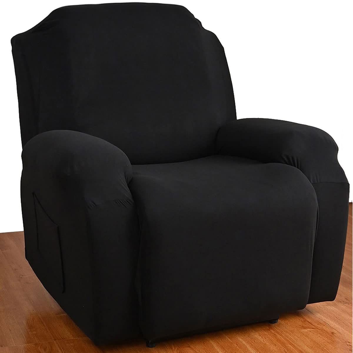 Recliner Chair Covers for Electric Chair with Pockets，Waterproof Recliner Cover for Reclining Chair, Stretch Recliner Slipcovers Soft Spandex Non Slip