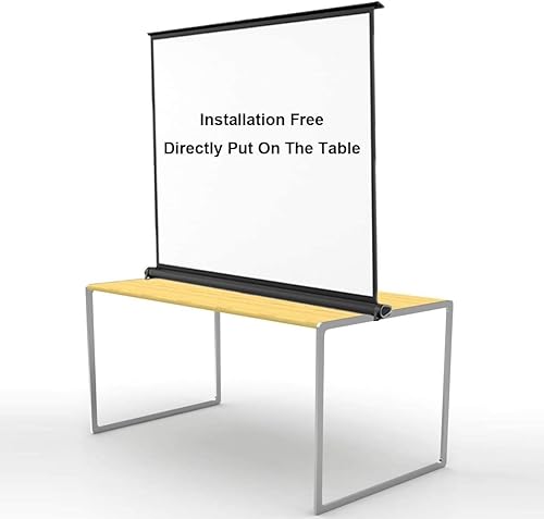 Miniatura 3 de Pantalla de proyección Cocar portátil para proyector miniprofesional LEDLCDDLP, estilo autónomo extraíble, para interior y exterior, cine en el