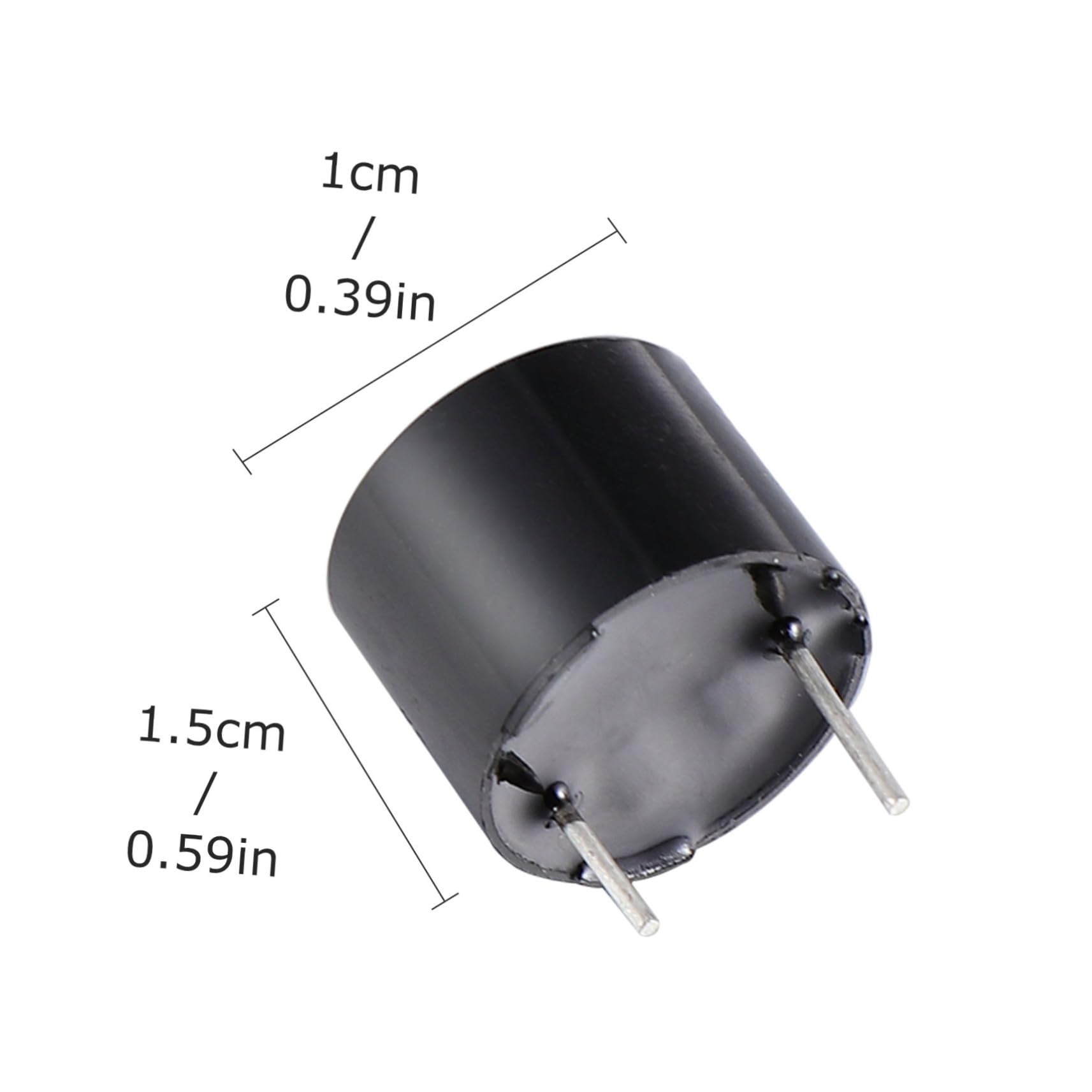 CIYODO 12pcs Buzzer Magnetic Beep Tone Alarm Beep Tone Alarm Ringer Trip Wire Perimeter Alarm 4310 Piezo Continuous Beep Tone Perimeter Trip Alarm Wired Active Plastic Packaging Black