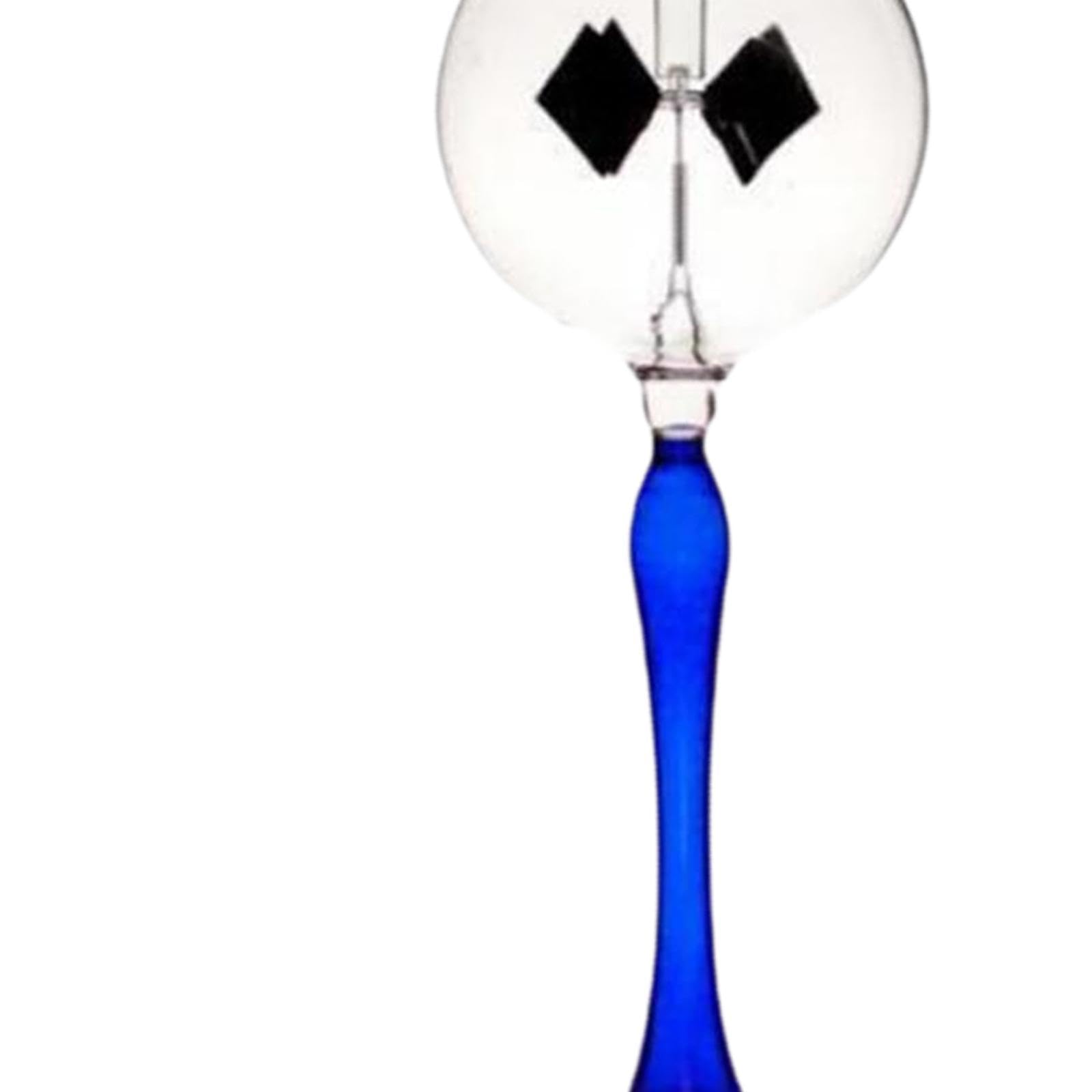 Radiomètre solaire Crookes, moulin à vent scientifique pour bureau, Bleu