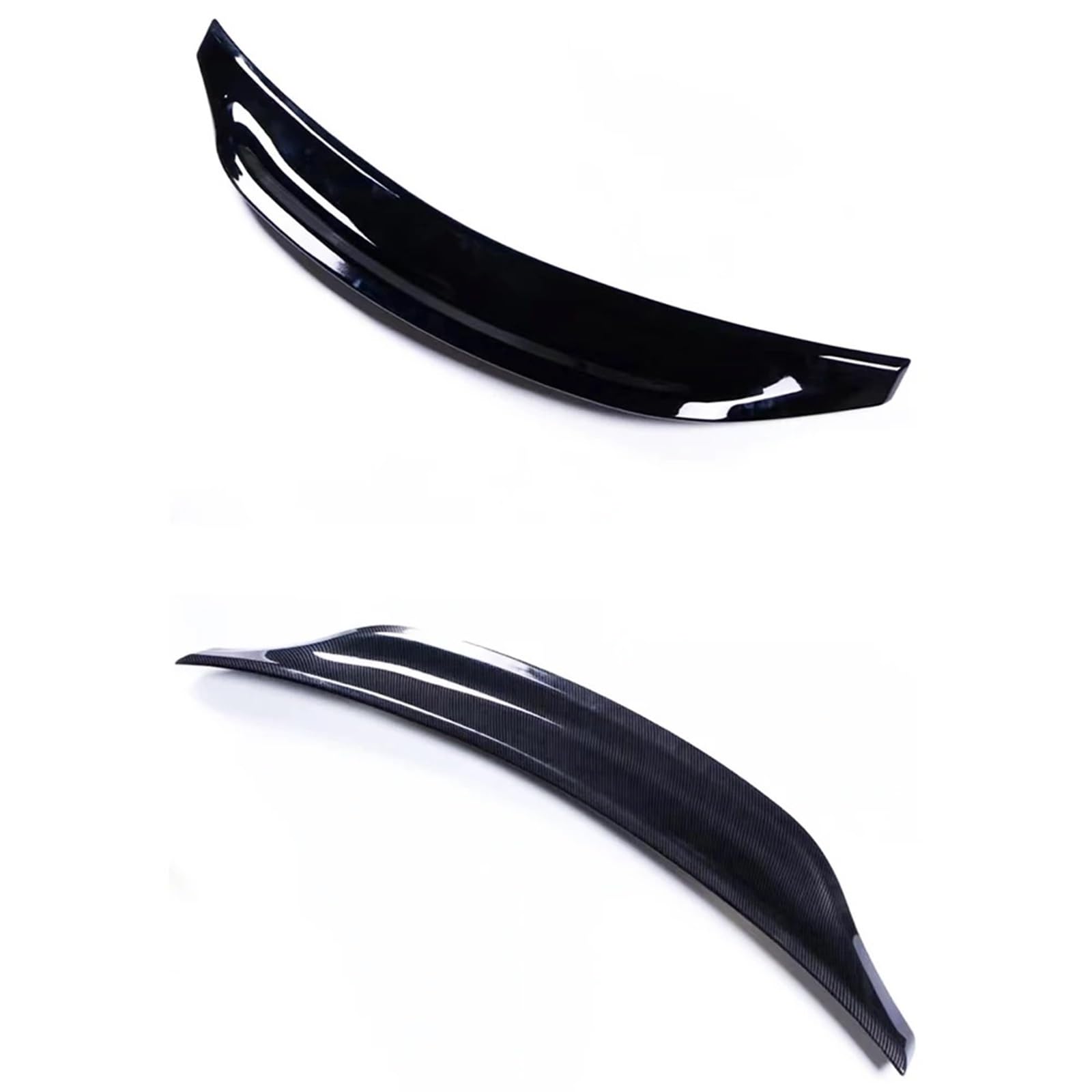 Car Wing For GAC For Empow R Style Car Rear Trunk Lid Duck Lip Body Kit Spoiler Wings Styling Carbon Black Tuning Exterior Accessories Parts Car Spoilers Wing(Glossy Black)