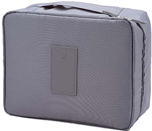 Image of Styleys Toiletry Bag Cosmetic Pouch Toiletry Kit (S1028, Grey)