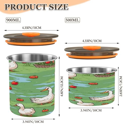 Contenedor Hermético de Acero Inoxidable para Café 500 ml miniatura 2