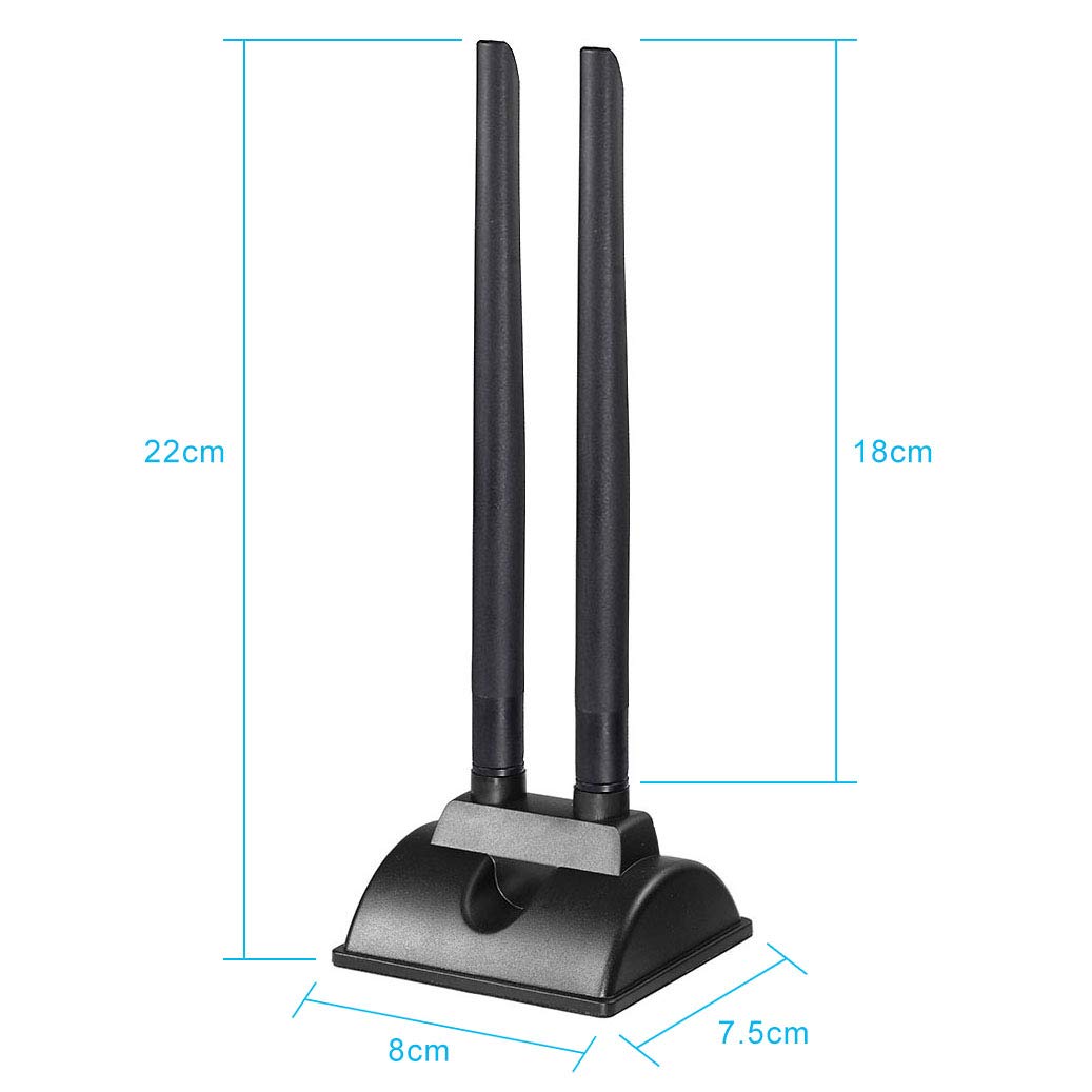 Bingfu 4G LTE Antenna Magnetic Base 6dBi MIMO SMA Male Antenna Compatible with 4G LTE Wireless CPE Router Cellular Gateway Industrial IoT Router MiFi Mobile Hotspot Modem USB Dongle Adapter