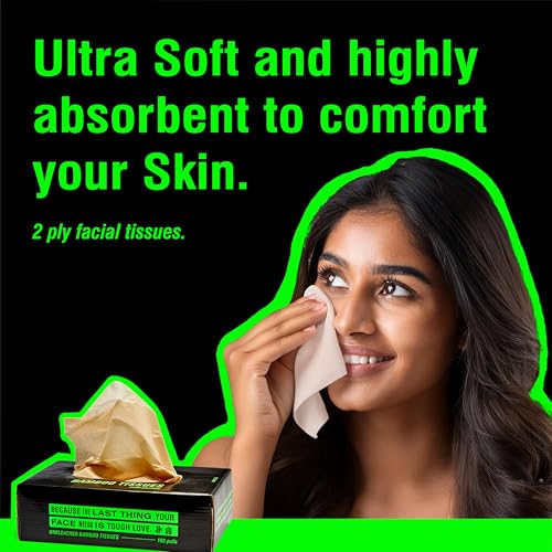 Image of Beco Bamboo Bulk Pack Super Soft 2-Ply Tissue Box 100 Pulls Each, 100% Natural and Ecofriendly Tissue Papers (Pack of 48, 4800 Tissue)
