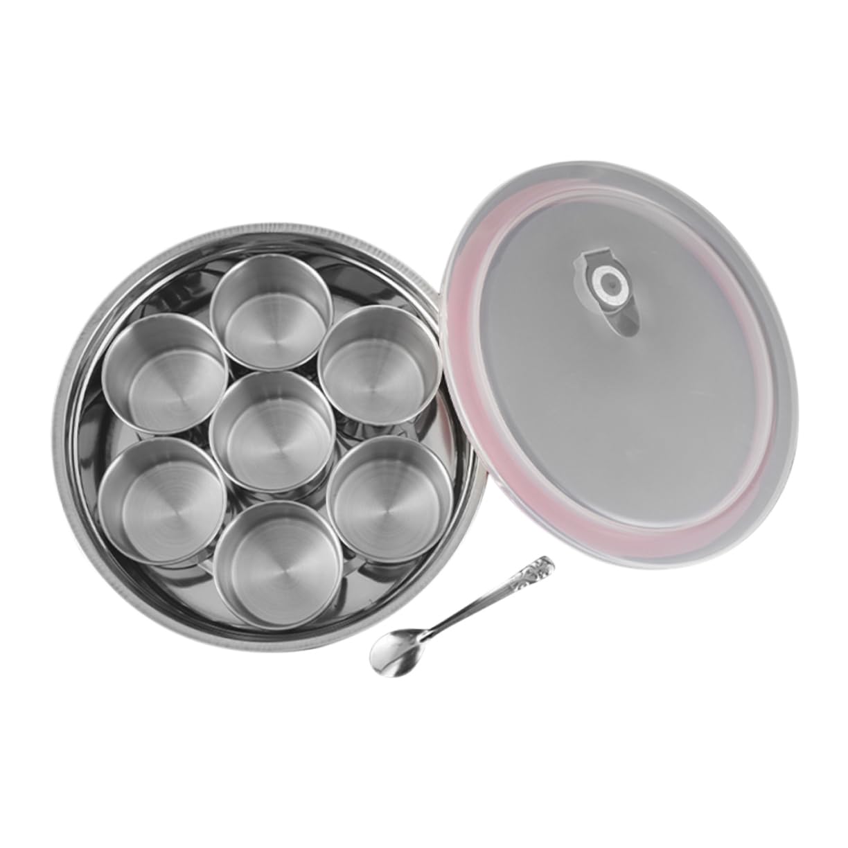 Genérico Juego De Botes para Condimentos Tarros para Especias Botes De Cocina para Encimera Juego De Recipientes para Condimentos De Acero Inoxidable