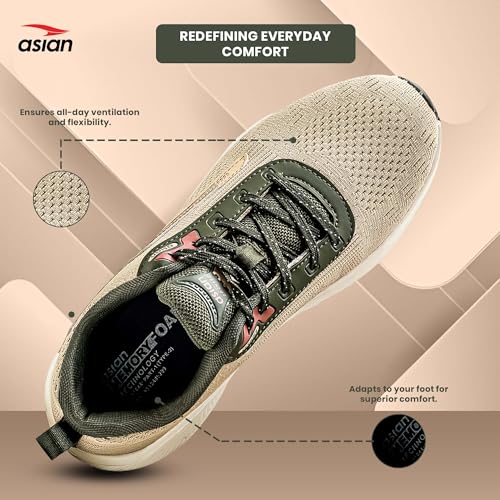 Image of ASIAN Raftaar-16 Men's Sports Shoes | Lightweight Sneakers with Comfortable Sole | Boys Strong Grip Shoes with Stylish Look for Walking, Running & Gym