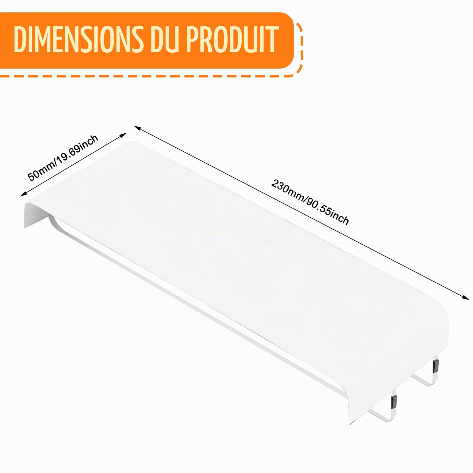 Pont d'amour pour matelas, 230 x 50 cm, pas de glissement, cale de matelas réglable avec boucle en métal, support de matelas contre les matelas pour les couples et les familles