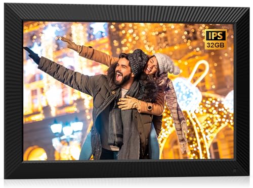 19-inch Digital Picture Frame Large-Digital-Photo-Frame - 1080P Touchscreen Digital Frame, 32GB,...