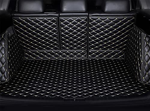 Tapis de coffre pour Hyundai Tucson 2021 2022 en cuir noir beige