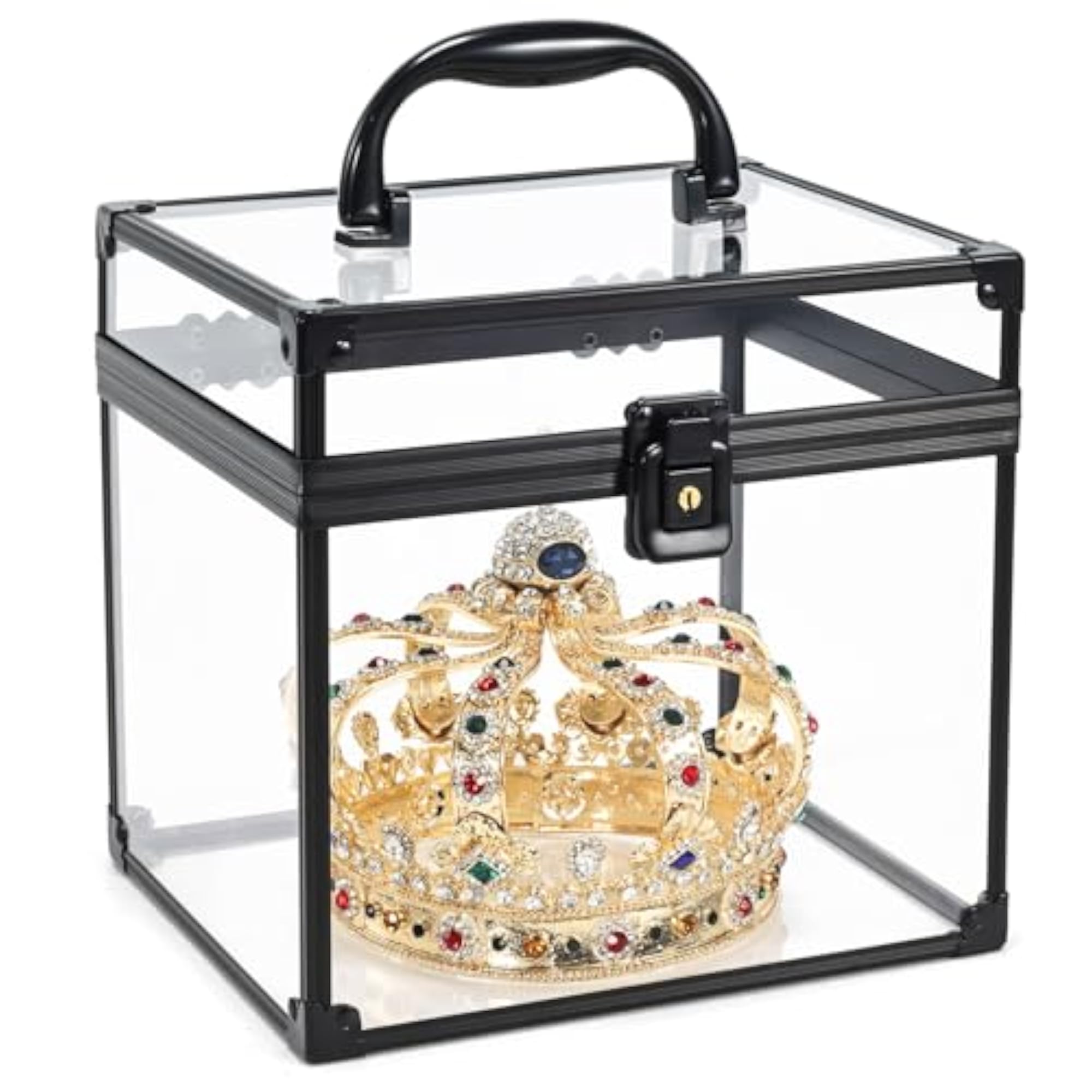 Clear Makeup Case, Black