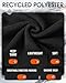 TOG24 Revive Herren Fleecejacke Warm Strickjacken Dünn Leicht Outdoor Fleecejacken Sweatjacke Winterjacke Männer mit Full Zip Für Wander Freizeit Sport Schwarz M