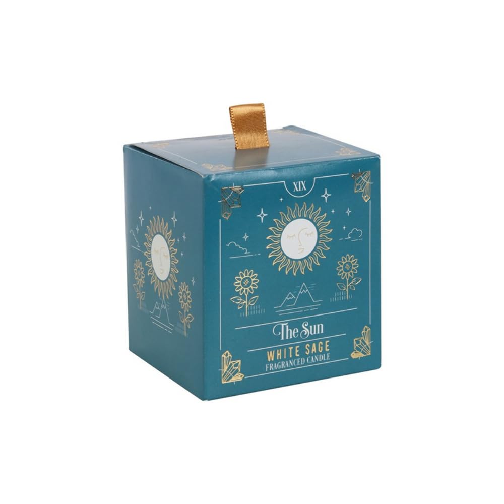 Amazon.co.jp: The Sun White Sage タロットキャンドル - 8cm x