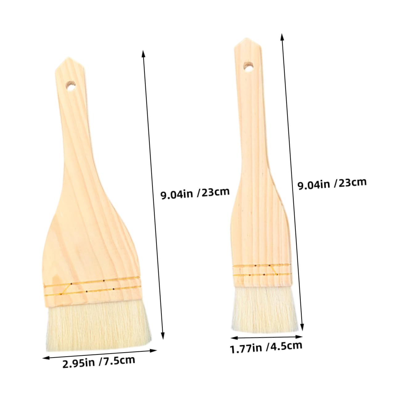 OUNONA Grill Basting Brushes Sturdy Wool Brush for Sauce Application for Barbecue