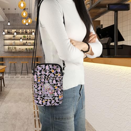 Image of WZMPA Dragon Crossbody Bag Purple Dragon Gift Dragons Shoulder Bag Cartoon Merchandise