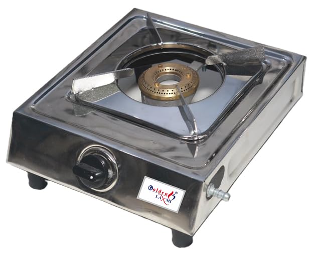 Portable Single Burner Gas Stove, Stainless Steel Amazon.in Home
