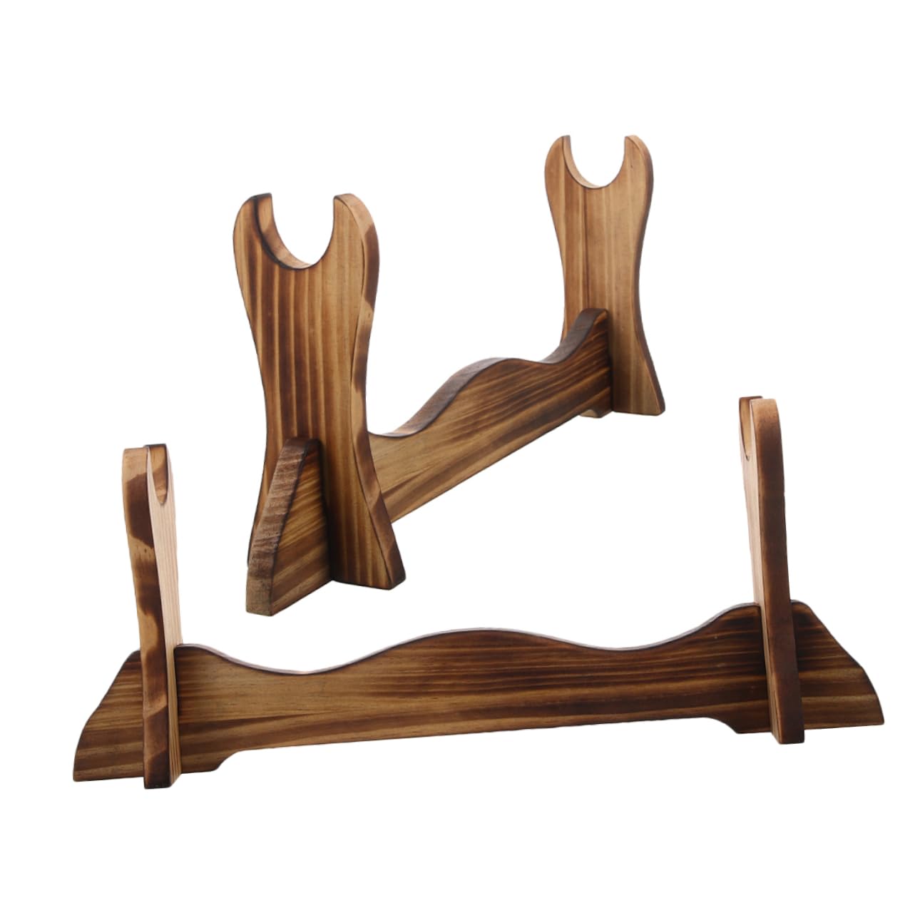 PRETYZOOM Sturdy Solid Wood Sword Rack Japanese Sword Storage Rack Household Holder Space-saving Design