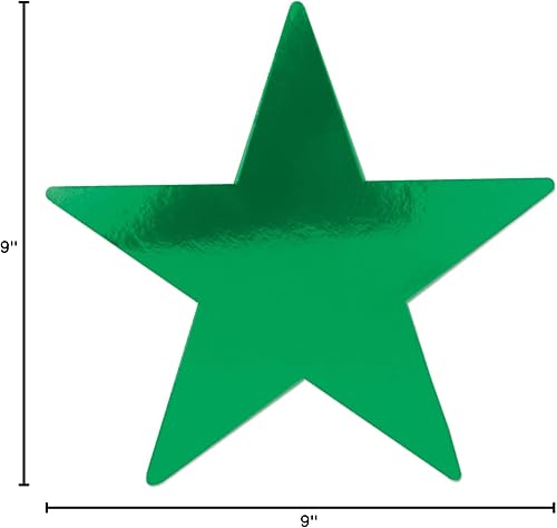 Vista 45 de Beistle 72-Pack Foil Gold Star Cutouts, Awards Night Party Decorations for Festive Celebrations, Starry Theme Decor for Wall & Table, 5