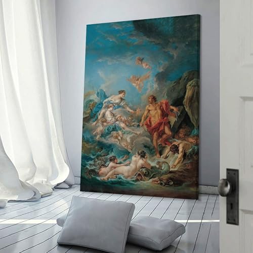 Affiche Junon Told Eolus toile murale 60x90 cm pour salon