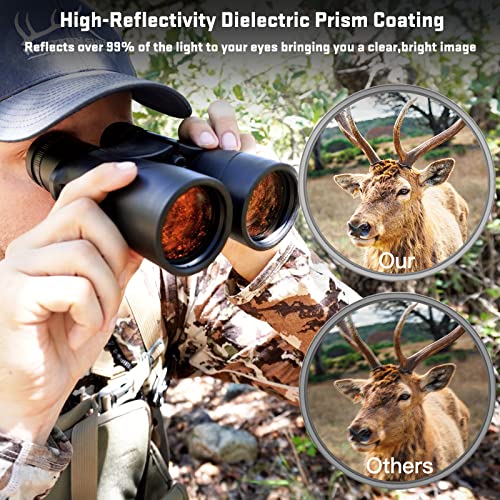 Binocular Eyeskey 15x56 ED para adultos, impermeable y ligero miniatura 6
