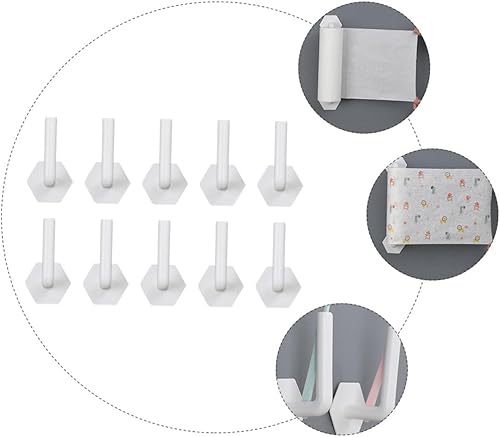 Miniatura 6 de 10 ganchos de almacenamiento adhesivos para pared, versátiles soportes para llaves y correo, ganchos de estilo aleatorio para el hogar, sala de