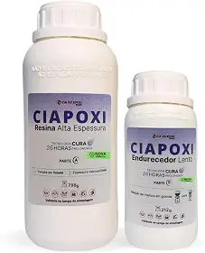 Resina Epóxi Ciapoxi Alta Espessura 1kg