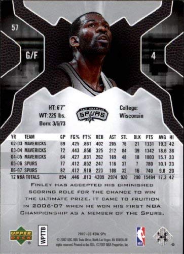 Amazon.com: 2007-08 SPx #57 Michael Finley NBA Basketball