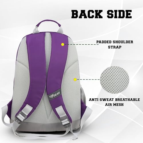 Image of F Gear Lume 14L Soft Backpack | Water Resistant Fabric, Lightweight Unisex Daypack with 1 Compartment & 1 Pocket | Perfect for College, Office, Travel & Everyday Use for Men & Women