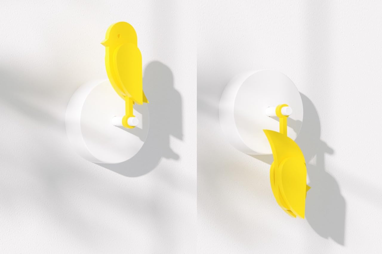 Birdie - Monitor dell'aria fresca con sensore CO2 (Ghiacciaio)