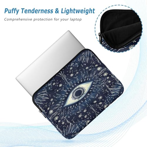 Funda para portátil con diseño Ojo Azul, 13-14 pulgadas miniatura 6