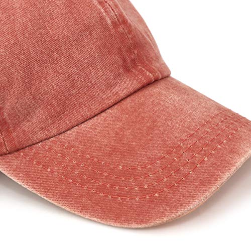 Image of Glamorstar Classic Unisex Baseball Cap Adjustable Washed Dyed Cotton Ball Hat