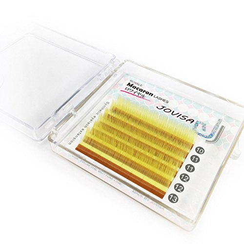 JOVISA Macaron Lash 0.07 / C/Mix Tray 17 Different Color Options 6 Rows/Tray