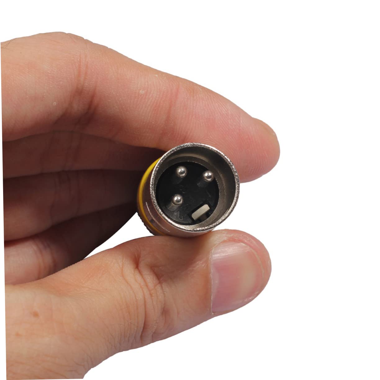 Toyvian Cavo Microfono Splitter Xlr Maschio a Doppio Xlr Femmina 0,3 Metri Rinforzo e Audio Bilanciato in Plastica e Metallo, 3 Pezzi per Microfoni e Illuminazione da Palco
