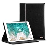 ESR iPad Pro 10.5 Inch Case, Premium Leather Business Multi-Functional Folio Stand Cover Hand Strap Pencil Holder Organizer Pocket Smart Auto Wake & Sleep for iPad Pro 10.5 inch, Black