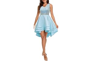 Shimmery Short Prom Dress for Teen Girls