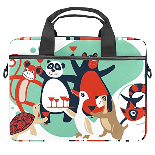Sword Fight Beach - Bolsa de mensajero de hombro para portátil de 13 13.3 14.5 pulgadas para tablet...