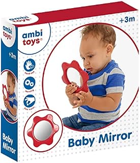 Ambi Toys, Baby Mirror, Toy Mirror for Babies, Ages 3 Months Plus
