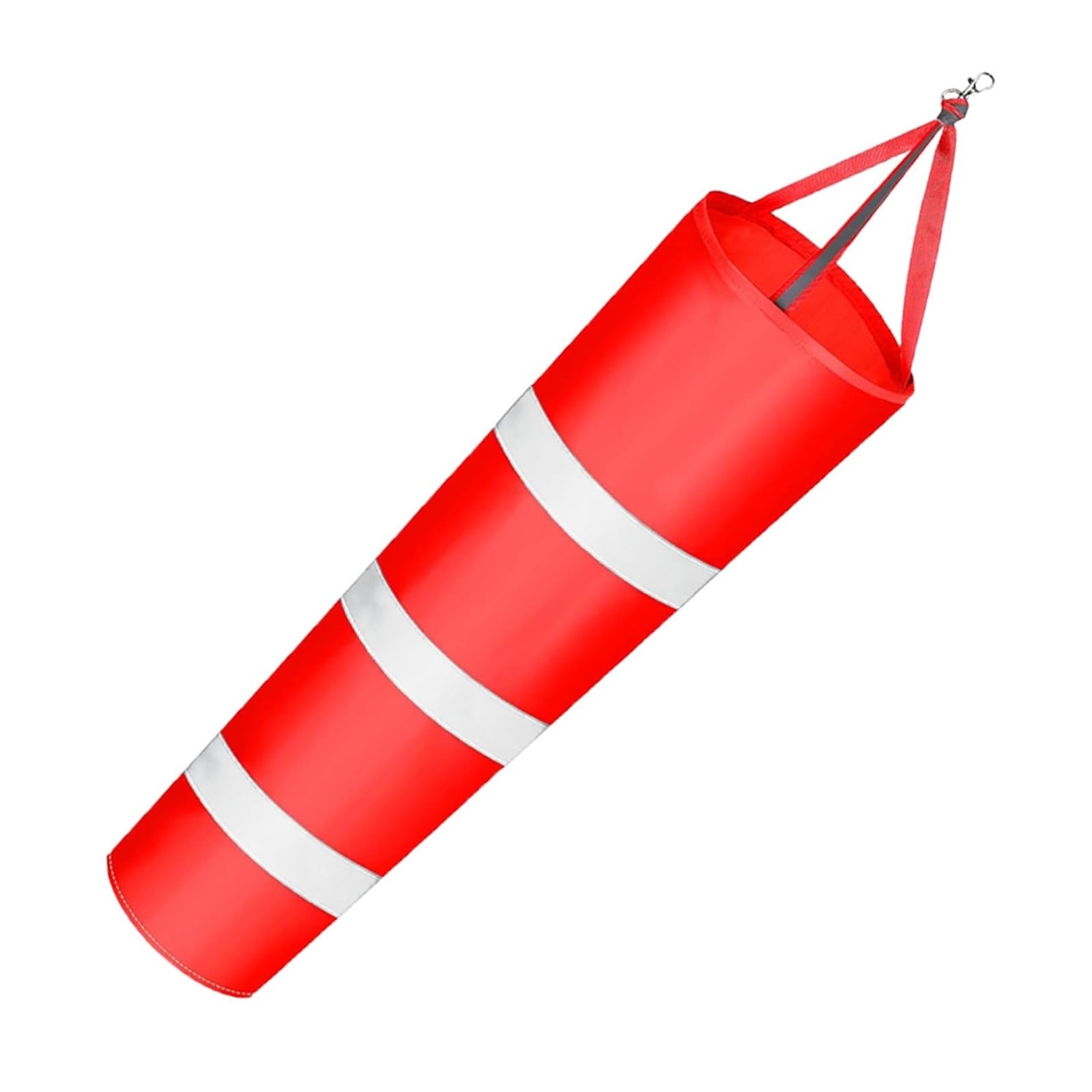 Manche à Air Pour L'extérieur, Indicateur De Direction Du Vent En Rouge Et Blanc 150x45x25cm