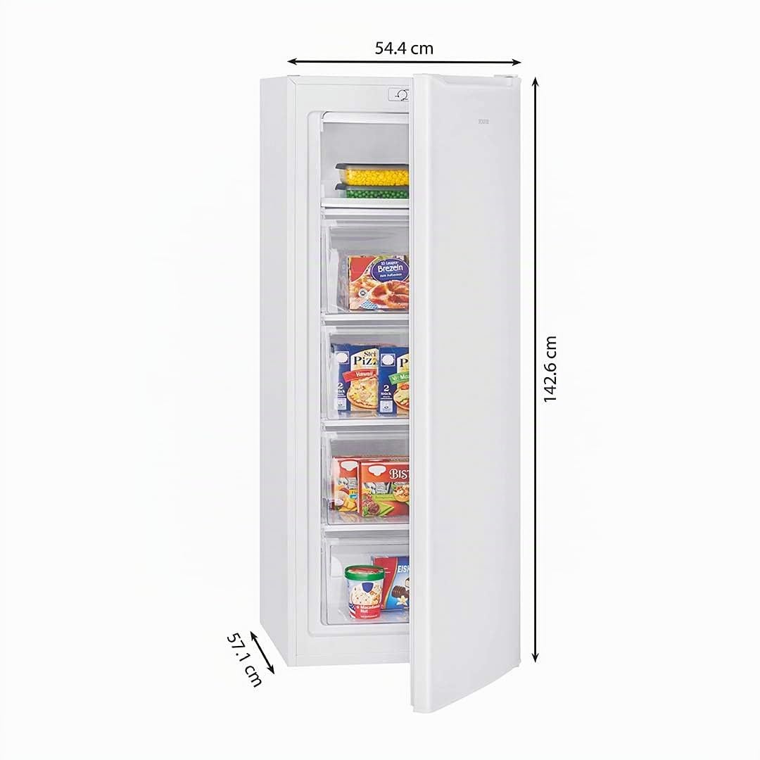 Congelatore Bomann® | Congelatore a pozzetto | Congelatore | Capacità 168 litri | Cerniera della porta reversibile | Scomparto congelatore a 4 stelle | GS 7340 Bianco