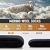Niorasen Merino Wool Hiking Crew Socks for Men & Women, Thick Thermal Cushioned Winter Socks, Moisture-Wicking, 3 Pairs #1