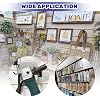 50Pcs 2 Inches Black Slatwall Panel Hooks Bulk Set, Metal Slat Wall Hanging Display Hanger Hooks, Pegboard Organizer for Gridwall Garage Shop Retail