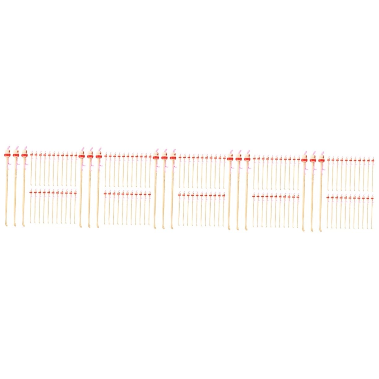 PACKOVE 5 Ensembles -oreilles Suspendus Kit De Retrait De Cire Nettoyeur La Cire Outil De Retrait De Cérumen À Oreille Portables Couleur Aléatoire 100 Pièces * 5