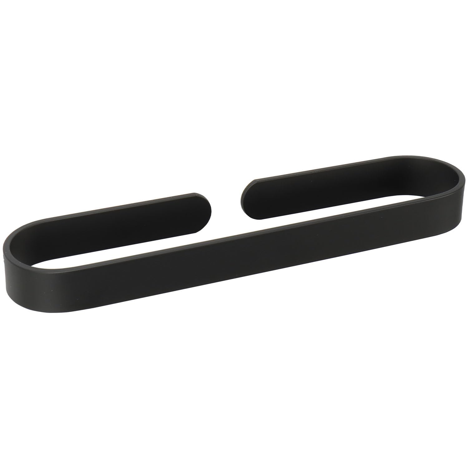 TocTen Towel Ring/Hand Towel Rack - Thicken SUS304 Stainless Steel Bathroom Hand Towel Holder Heavy Duty Unique Oval Hand Towel Hanger Wall Mounted For Bathroom Kitchen Sink (Matte Black
