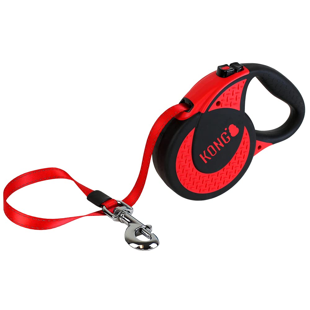 KONG Correas Extensibles Para Perros Correa Retráctil Kong Ultimate Red Xl (5M / 70 kg)