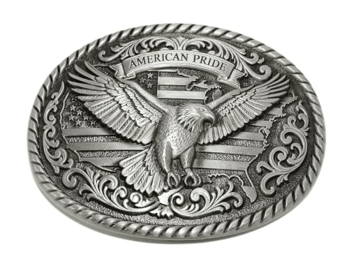 Image of Moranse Cross Cowboy Kneeling Prayer Horse Zinc Alloy Belt Buckles