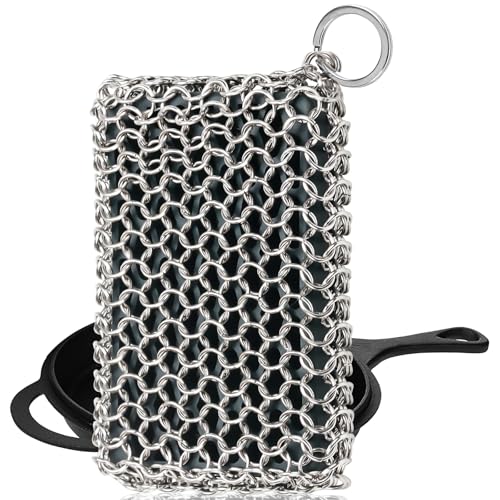 Herda Chainmail Cast Iron Cleaner Scrubber Kit