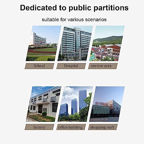 Urinal Wall Mounted Toilet Partition Privacy Divider for Restrooms Protective Partition for Urinals Enhanced Privacy Solutions for Public Toilets