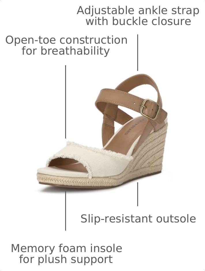 Image of Lucky Brand Women's Mindra Espadrille Wedge Sandal | Casual Sandals